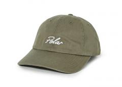 Polar Skate Co. Sai Cap Varsity Logo Khaki