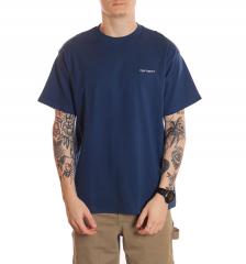 Carhartt WIP S/S Script Embroidery T-Shirt Elder / White