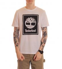 Timberland Stack Logo T-Shirt White / Black