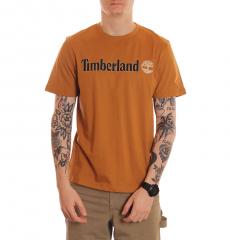 Timberland Linear Logo T-Shirt Wheat
