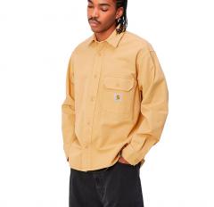 Carhartt Wip Reno Shirt Jac Bourbon Garment Dyed 