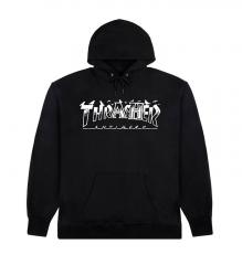 Thrasher X Antihero Pigeon Mag Hoodie Black