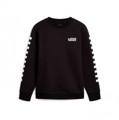 Vans Youth Exposition Check II Crew Sweatshirt Black