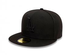 New Era 59FIFTY LA Dodgers Essential Black on Black
