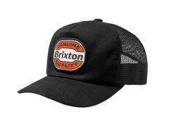 Brixton Keaton Netplus Trucker Hat Black / Black
