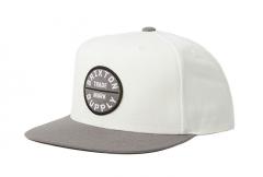 Brixton Oath III Snapback Charcoal / Off White