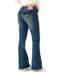 True Religion Joey Low Rise Flare Jean Arabella