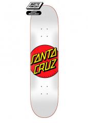 Santa Cruz Classic Dot White 8.0