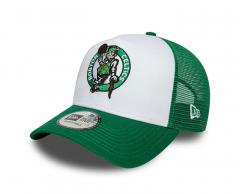 New Era 9Forty Boston Celtics Side Patch A-Frame Trucker Cap Green