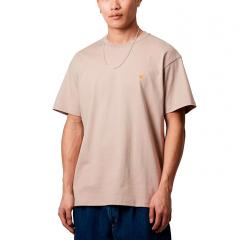 Carhartt WIP S/S Chase T-Shirt Dusky Beige / Gold