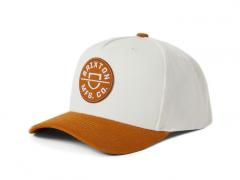 Brixton Crest Netplus Snapback Washed Copper / Off White