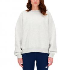 New Balance Womens Sport Essentials Fleece Crew Ash Heather