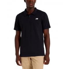 New Balance Cotton Pique Polo Black