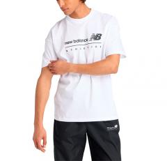 New Balance Linear Graphic T-Shirt White
