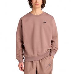 New Balance Linear Graphic Fleece Crew Earth Shadow