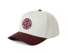 Brixton Crest Netplus Snapback Port / Off White