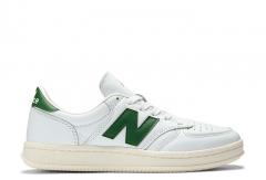 New Balance T500 NB White / Dark Alpine Green