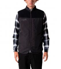 Fat Moose Vester Fleece Vest Black