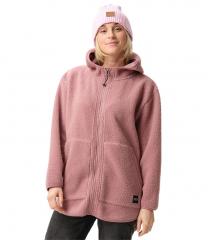 Colourwear Womens Oversize Fleece Pile Dark Rose