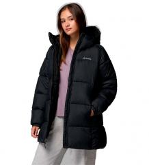 Columbia Women's Puffect II Hooded Mid Puffer Jacket Black