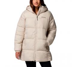 Columbia Women's Puffect II Hooded Mid Puffer Jacket Dark Stone