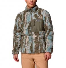 Columbia Winter Pass Reversible Sherpa Fleece Jacket Stone Green / Tracks
