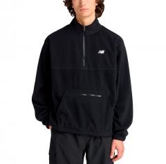 New Balance Polar Fleece 1/2 Zip Black