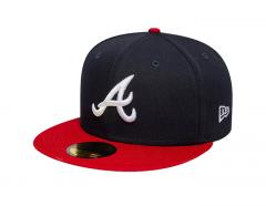New Era 59FIFTY Atlanta Braves Authentic On Field Home Navy