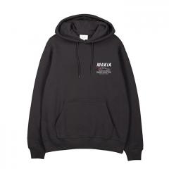 Makia X Kummeli Racing Hooded Sweatshirt Black