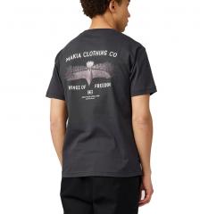 Makia Wings T-Shirt Carbon Black