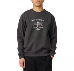 Makia Eagle Sweatshirt Carbon Black