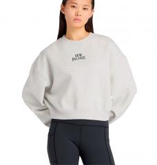 New Balance Womens Trackside Fleece Crew Ash Heather