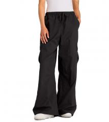 New Balance Womens Woven Cargo Pant Black