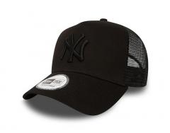 New Era 9Forty A-Frame Trucker New York Yankees Clean Black on Black