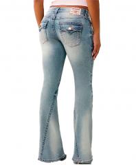 True Religion Joey Low Rise Flare Jean Salt Water