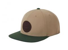 Brixton Oath III Snapback Khaki / Primal Green