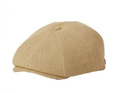 Brixton Brood Lightweight Newsboy Cap Dark Tan Straw