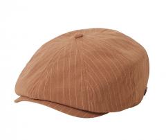Brixton Brood Lightweight Newsboy Cap Italian Clay Linen