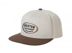 Brixton Rhett Snapback Off White / Pinecone Brow