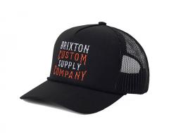 Brixton Wheaton Netplus Trucker Hat Black / Black