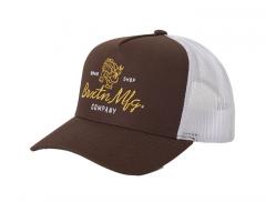 Brixton Tolman Netplus Trucker Hat Pinecone Brown / White