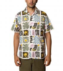 Fat Moose Sea Cotton/Linen S/S Shirt Ecru