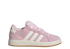 Adidas Kids Grand Court 00s Clear Pink / Off White / Gum