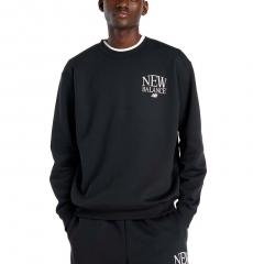 New Balance Reimagined Fleece Crew Black