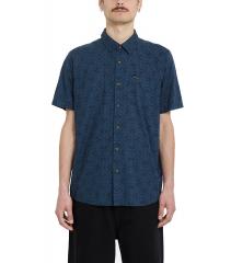 Volcom Scaler Stone Woven Shirt Midnight Blue
