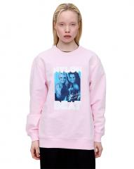 Makia X Nylon Beat Like A Fool Sweatshirt Pink
