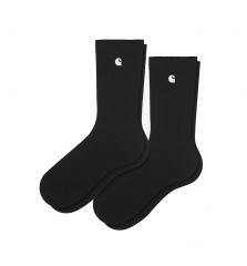 Carhartt WIP Madison Socks 2-Pack Black / White