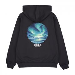 Makia Aurora Hooded Sweatshirt Carbon Black