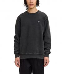 Makia Patch Sweatshirt Washed Black