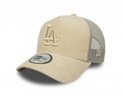 New Era 9Forty A-Frame Trucker LA Dodgers MLB Cord Cream